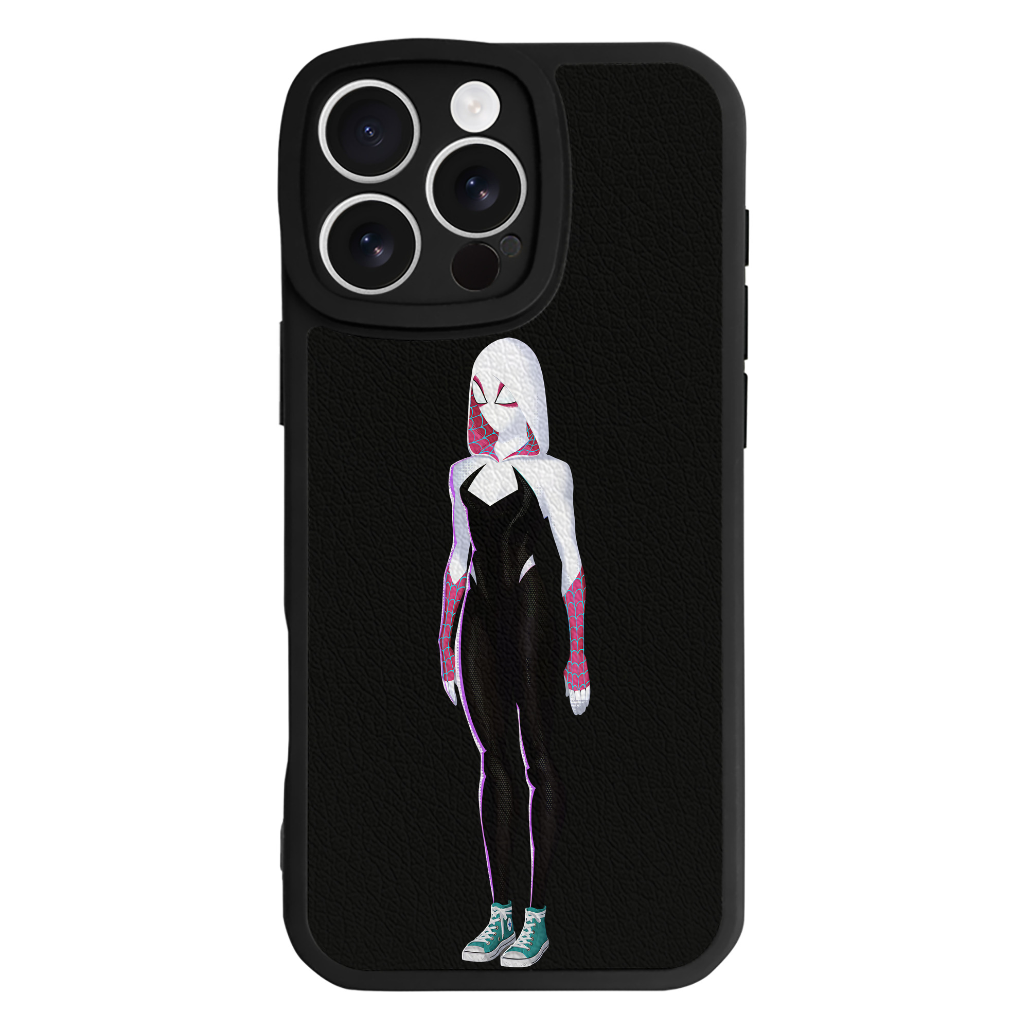（画像用） Spider Man スパイダーマン 【iPhone 16シリーズ対応】シリコンスマホケース（レザー調） 材質：シリコン